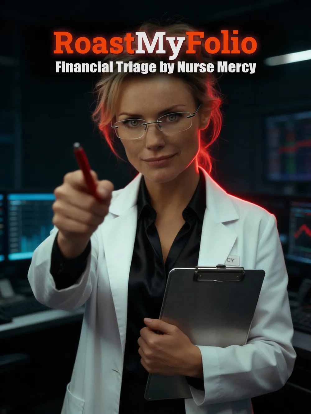 Nurse Mercy - financial triage specialist analyzing your portfolio